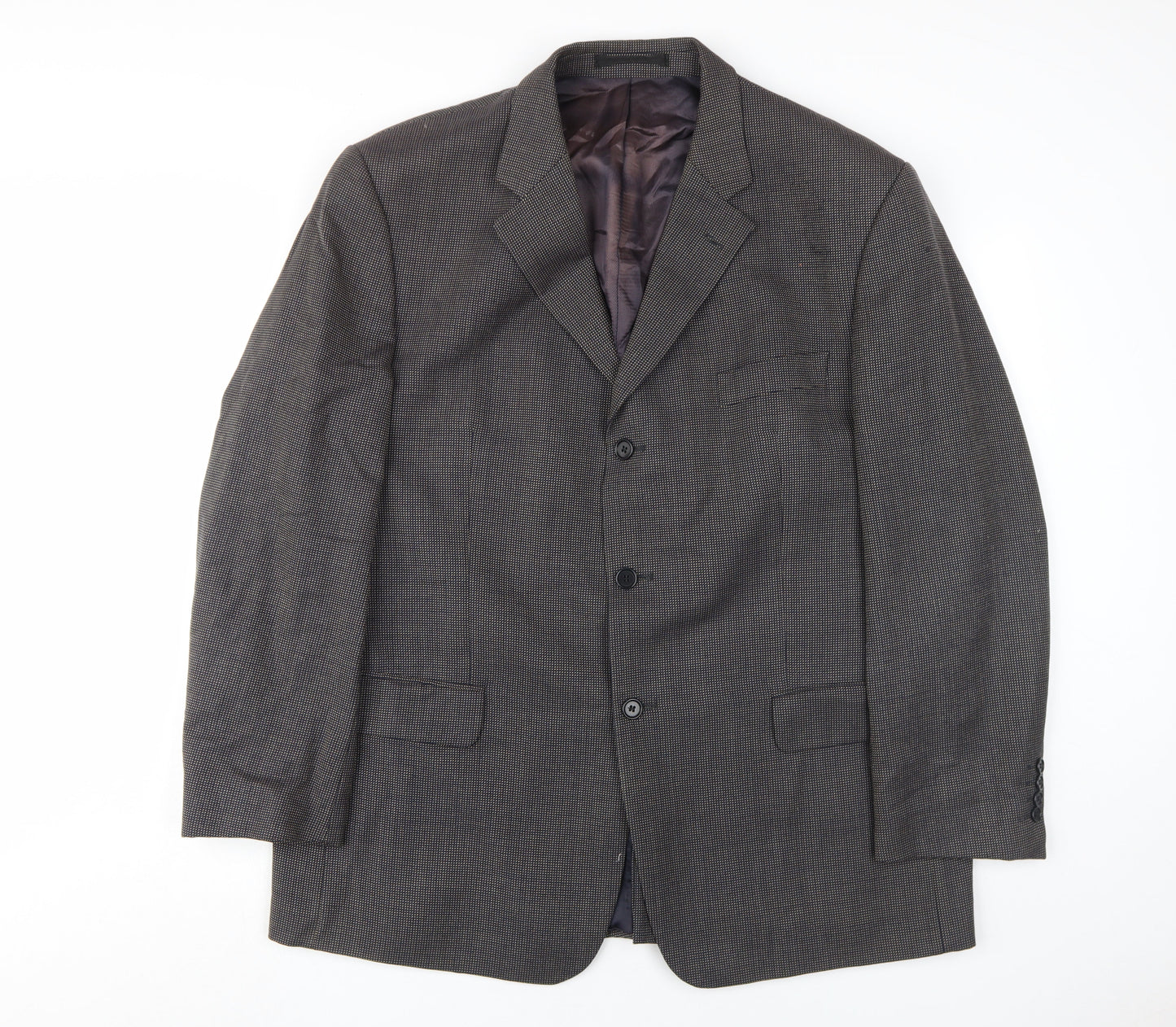 Mens UK Size 46 Marks and Spencer Regular Blue Suit Jacket