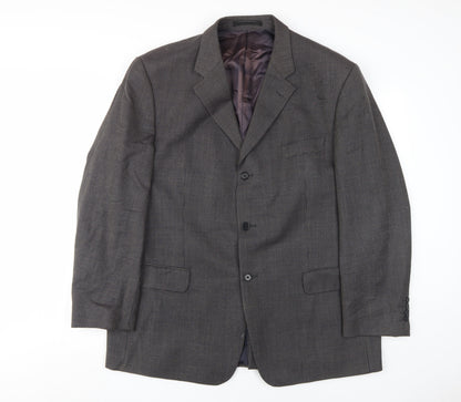 Mens UK Size 46 Marks and Spencer Regular Blue Suit Jacket