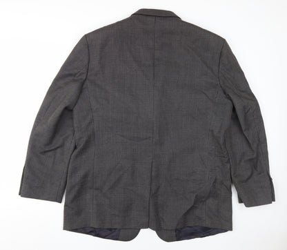 Mens UK Size 46 Marks and Spencer Regular Blue Suit Jacket