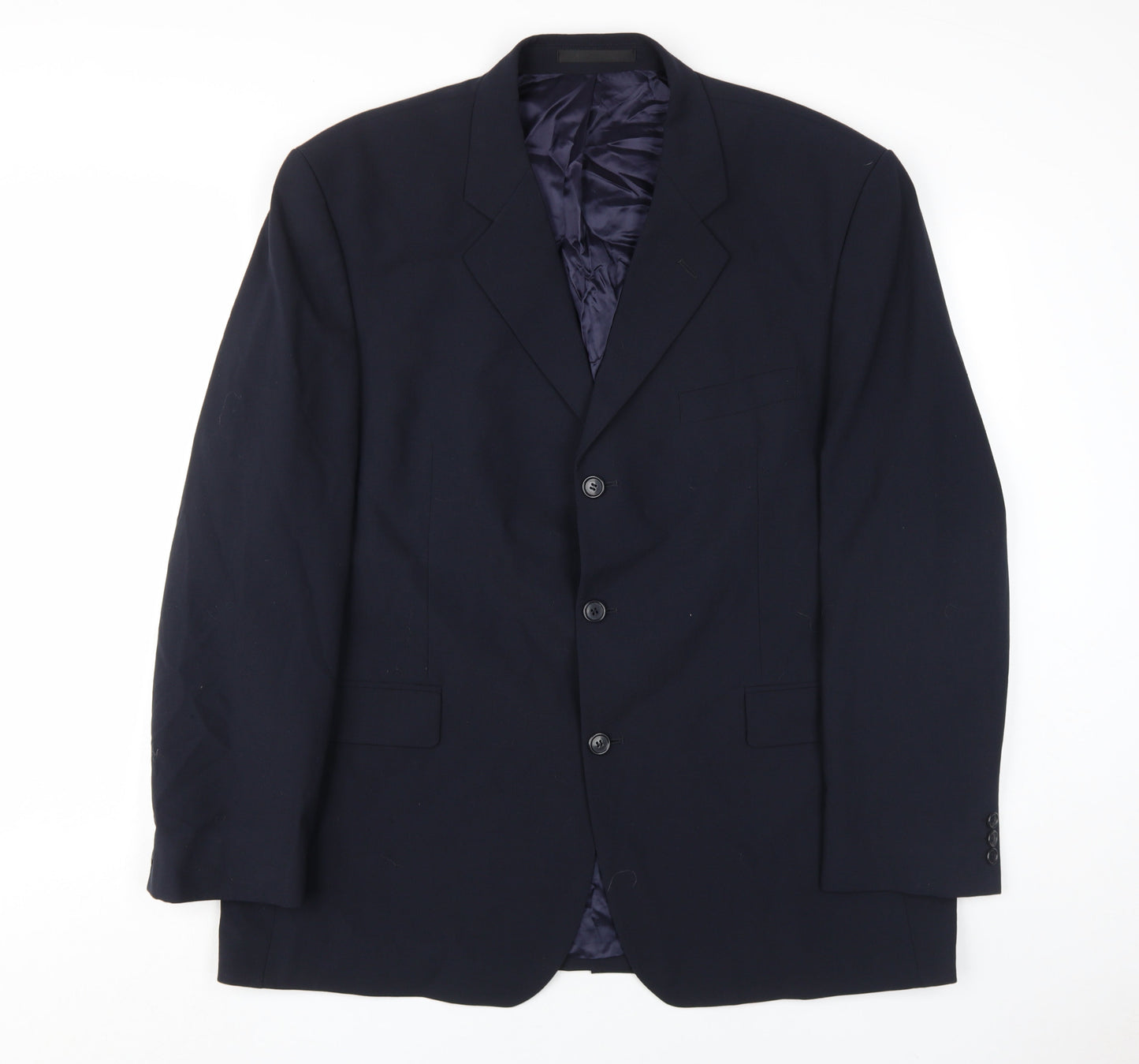Mens UK Size 46 Centaur Regular Blue Suit Jacket