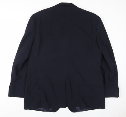 Mens UK Size 46 Centaur Regular Blue Suit Jacket