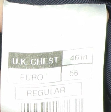 Mens UK Size 46 Centaur Regular Blue Suit Jacket