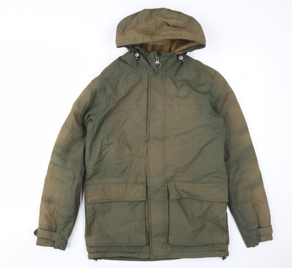 Mens UK Size S Regatta Green Parka Coat
