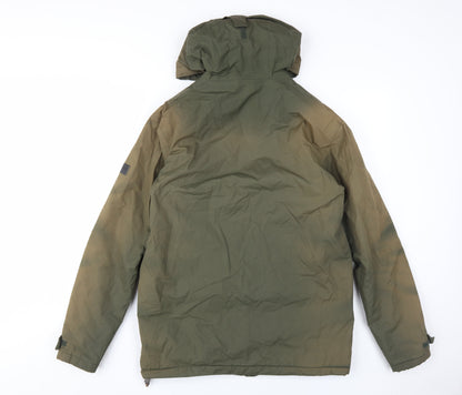 Mens UK Size S Regatta Green Parka Coat