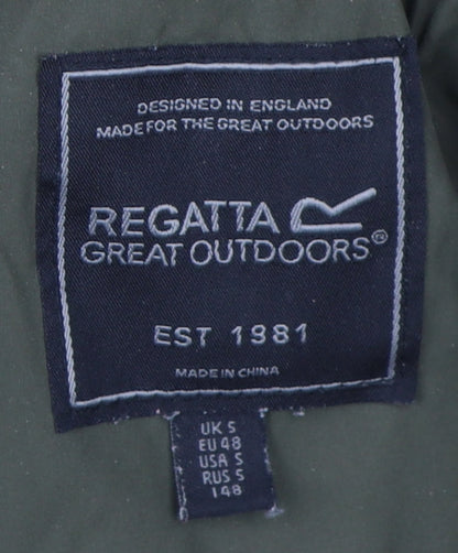 Mens UK Size S Regatta Green Parka Coat