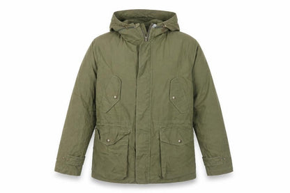 Impermeabile Womens Green Short Parka Jacket, Size 12