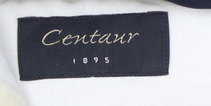 Mens UK Size 36 Centaur Regular Fit Dress Pants Black Trousers
