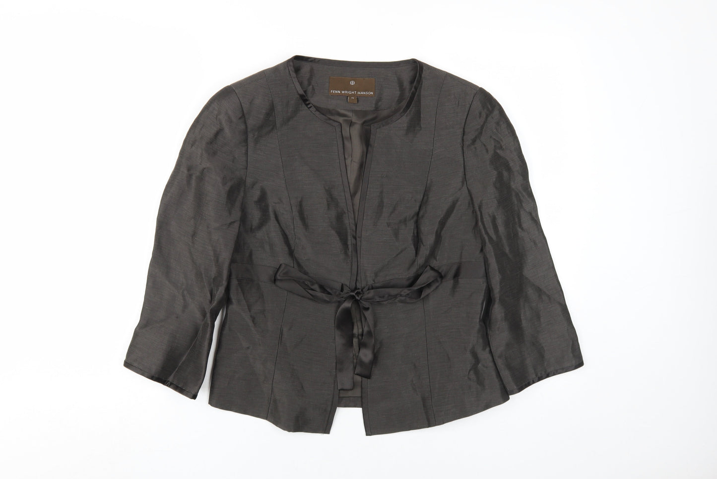 Fenn Wright Manson Women's Black Linen Silk Jacket
