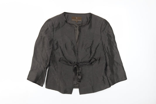 Fenn Wright Manson Women's Black Linen Silk Jacket