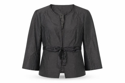 Womens UK Size 10 Fenn Wright Manson Black Basic Jacket