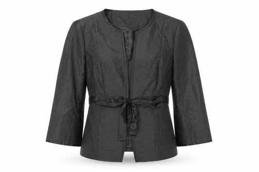 Womens UK Size 10 Fenn Wright Manson Black Basic Jacket