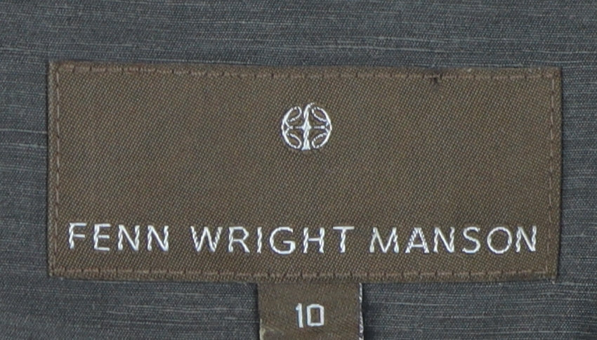 Fenn Wright Manson Women's Black Linen Silk Jacket