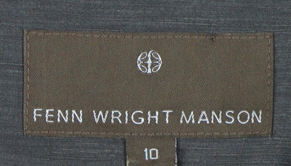 Fenn Wright Manson Women's Black Linen Silk Jacket