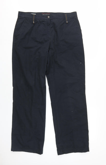 Brax Women's Black Chino Trousers, Size 16L, Windproof