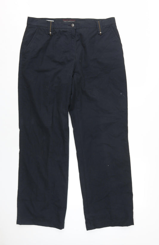 Brax Women's Black Chino Trousers, Size 16L, Windproof