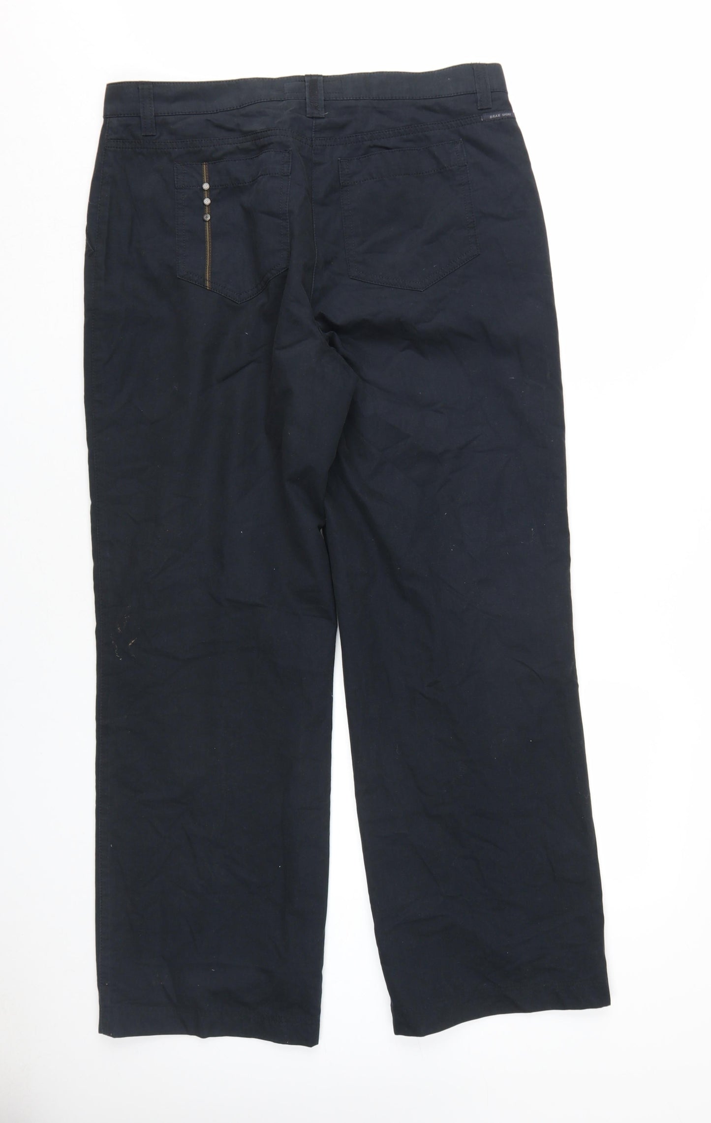 Brax Women's Black Chino Trousers, Size 16L, Windproof