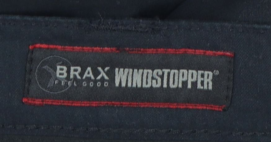 Brax Women's Black Chino Trousers, Size 16L, Windproof