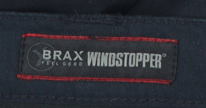 Brax Women's Black Chino Trousers, Size 16L, Windproof