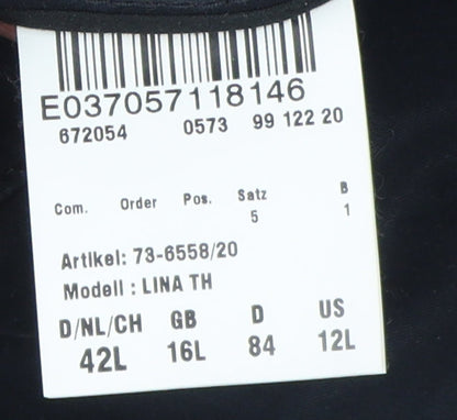 Brax Women's Black Chino Trousers, Size 16L, Windproof