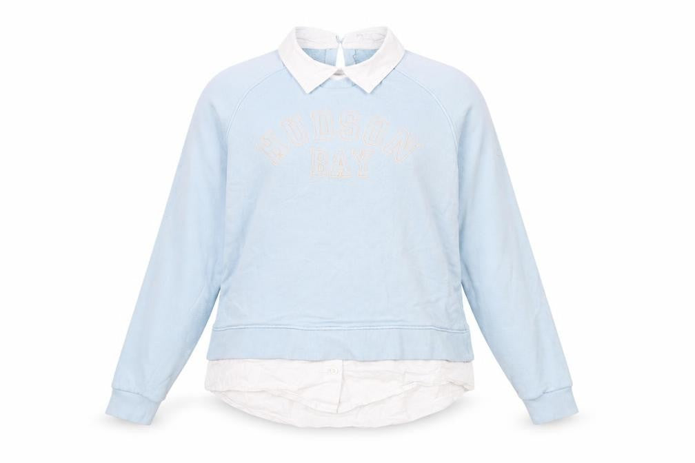 Womens UK Size 16 NEXT Blue Pullover Sweatshirt