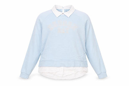 Womens UK Size 16 NEXT Blue Pullover Sweatshirt