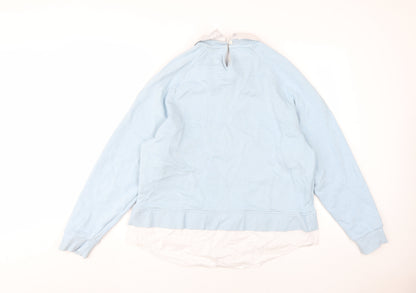 Womens UK Size 16 NEXT Blue Pullover Sweatshirt