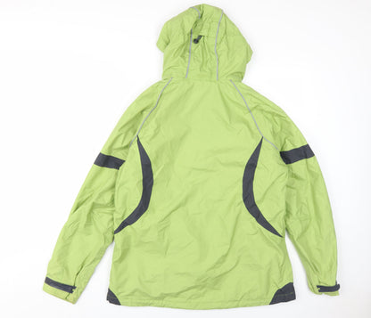 Womens UK Size 14/16 TCM Green Rain Coat