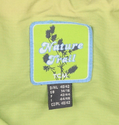 Womens UK Size 14/16 TCM Green Rain Coat