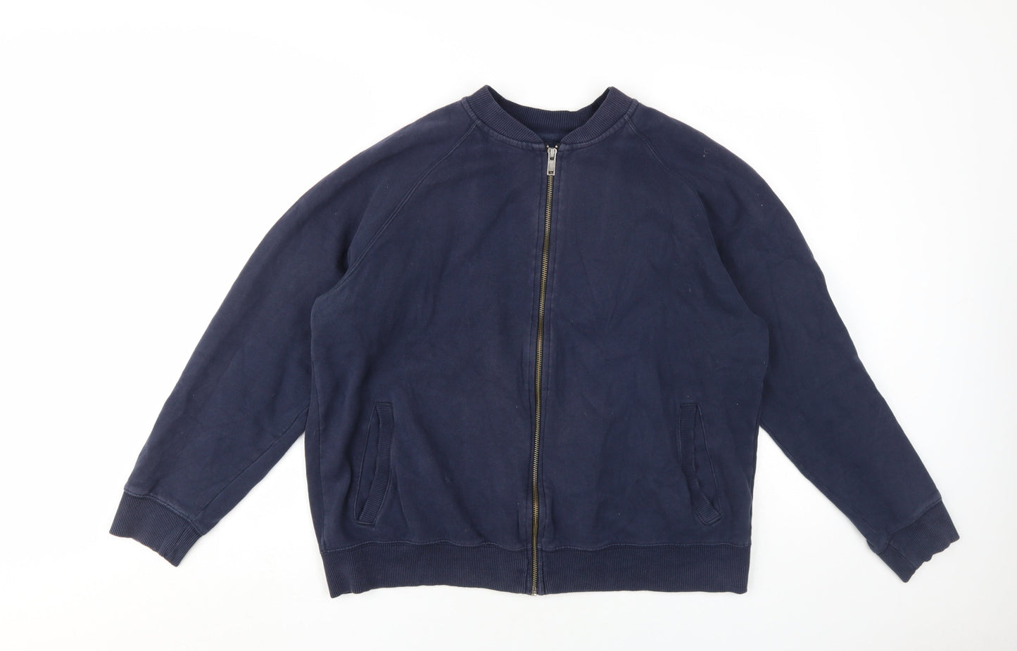Mens UK Size L Burton Menswear London Blue Bomber Jacket