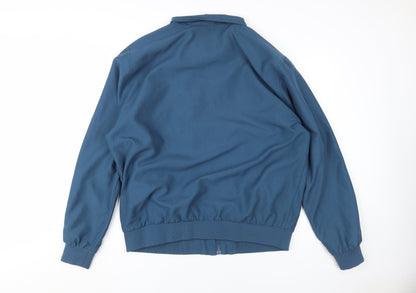 Atlas for Men Blue Windbreaker Jacket Men's L Casual