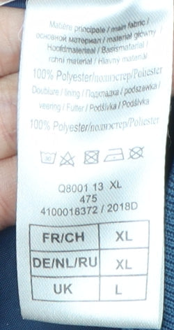 Atlas for Men Blue Windbreaker Jacket Men's L Casual