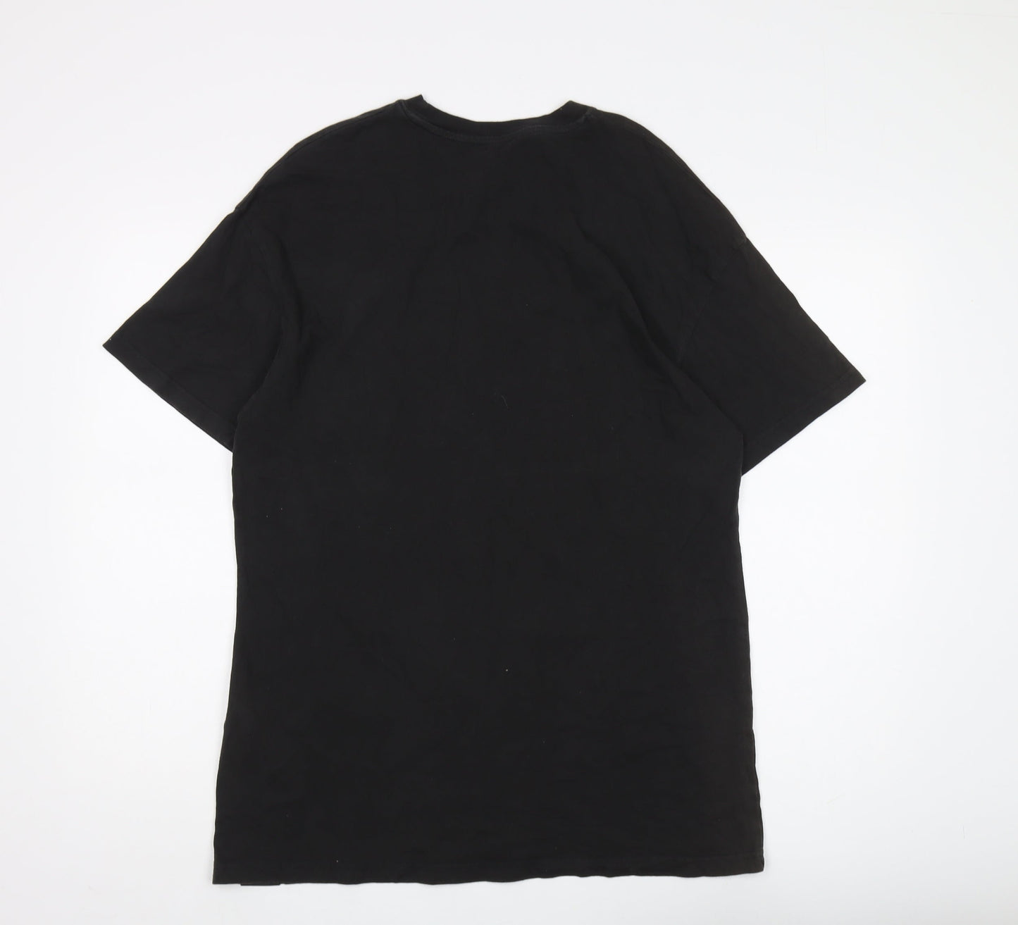 Mens UK Size XS Bershka Black  T-Shirt