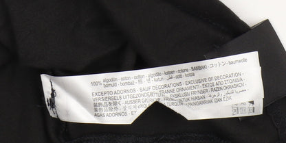 Mens UK Size XS Bershka Black  T-Shirt