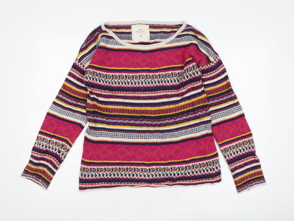 Womens UK Size S H&M Multicoloured Pullover Jumper