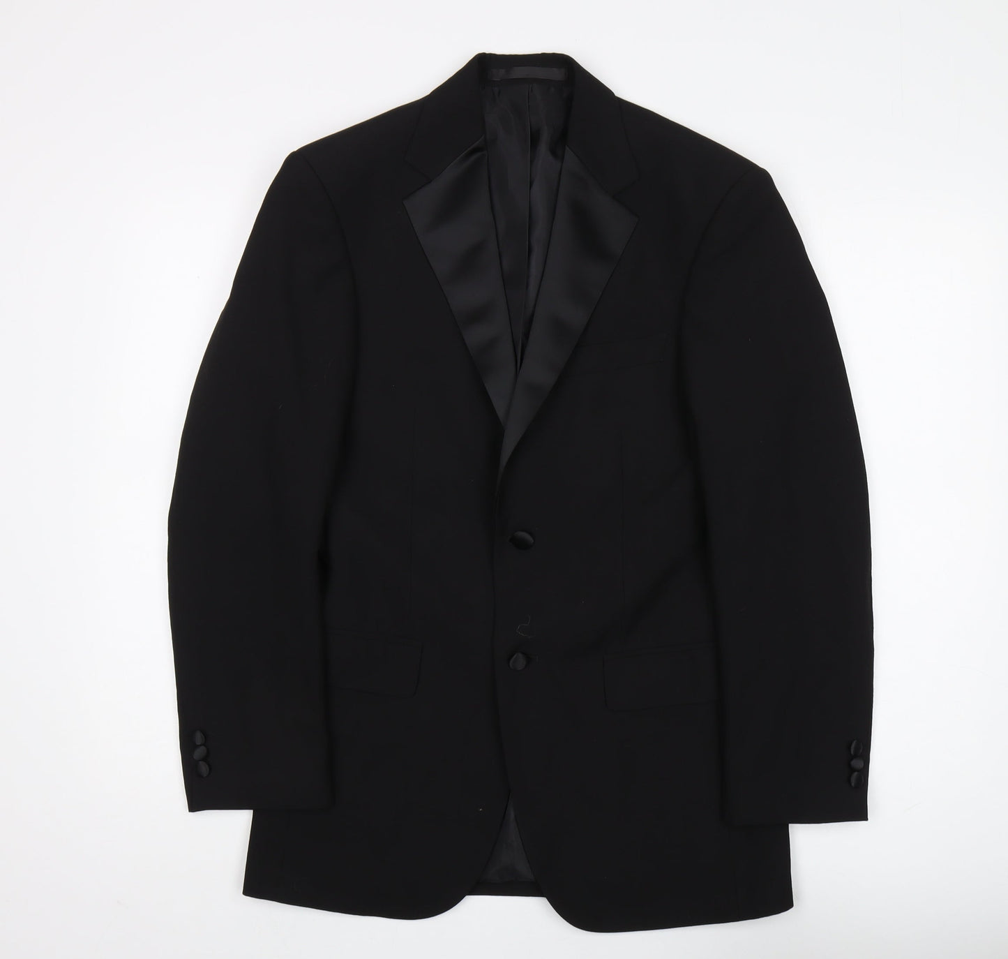 Mens UK Size 34 Marks and Spencer Regular Black Suit Jacket