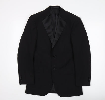Mens UK Size 34 Marks and Spencer Regular Black Suit Jacket