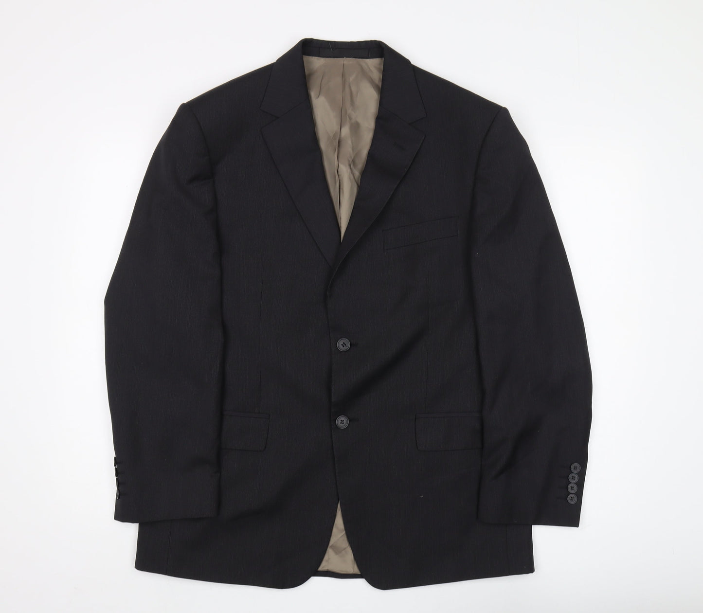 Mens UK Size 40 Marks and Spencer Regular Black Suit Jacket