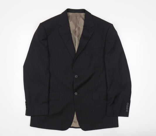Mens UK Size 40 Marks and Spencer Regular Black Suit Jacket