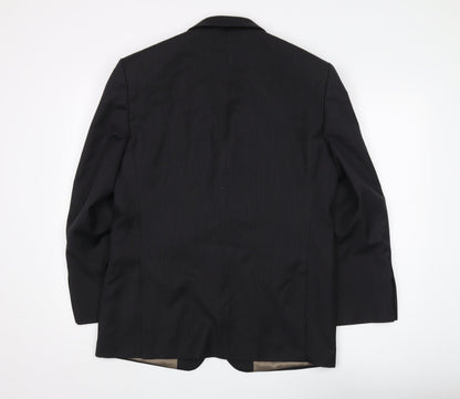 Mens UK Size 40 Marks and Spencer Regular Black Suit Jacket