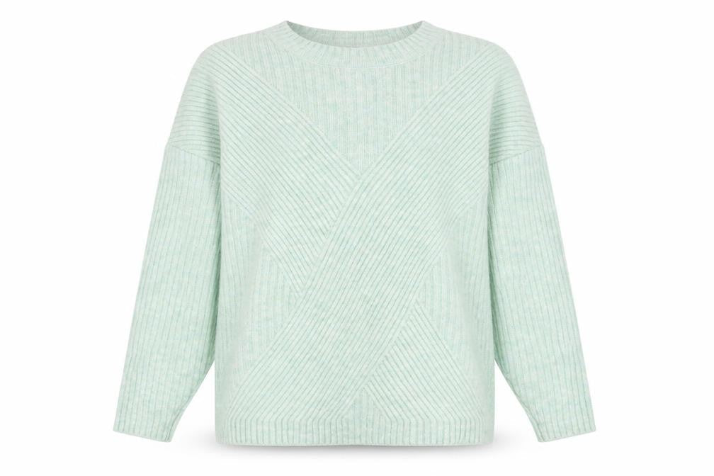 Womens UK Size L Wallis Green Pullover Jumper