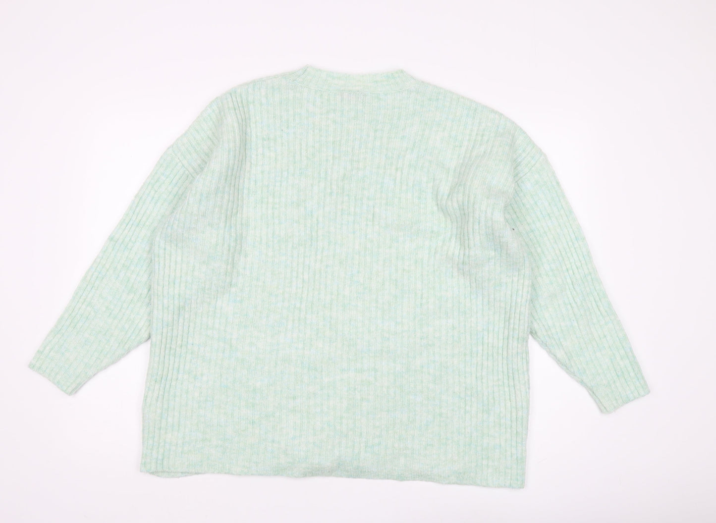 Womens UK Size L Wallis Green Pullover Jumper