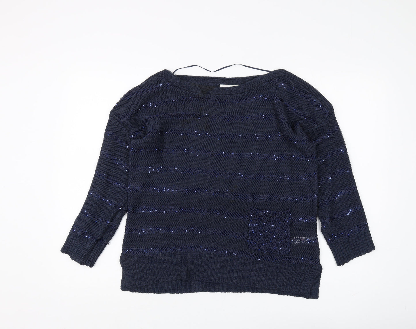 Womens UK Size 14 Wallis Blue Pullover Jumper