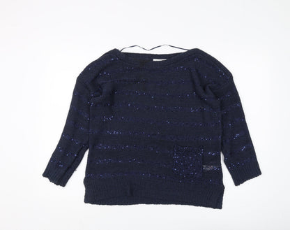 Womens UK Size 14 Wallis Blue Pullover Jumper