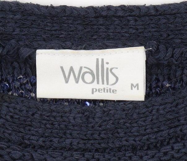 Womens UK Size 14 Wallis Blue Pullover Jumper
