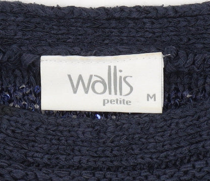 Womens UK Size 14 Wallis Blue Pullover Jumper