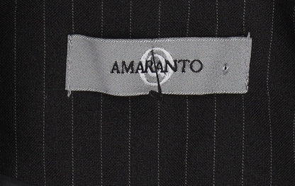 Womens UK Size 16 AMARANTO Regular Black Suit Jacket