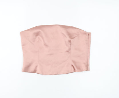 Womens UK Size 10 NEXT Pink Camisole Blouse