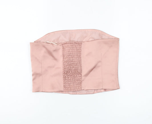 Womens UK Size 10 NEXT Pink Camisole Blouse