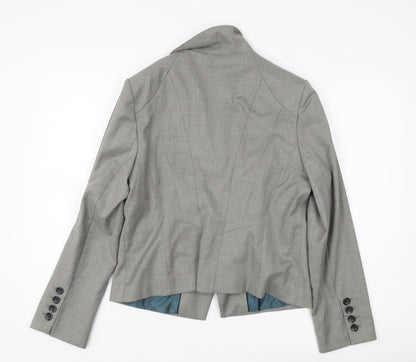 Marks and Spencer Women's Grey Suit Jacket Size 16