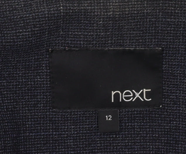 Next Women's Black Blazer Size 12, Regular Fit